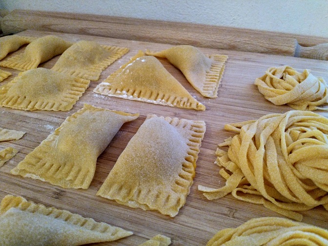 Fresh handmade pasta