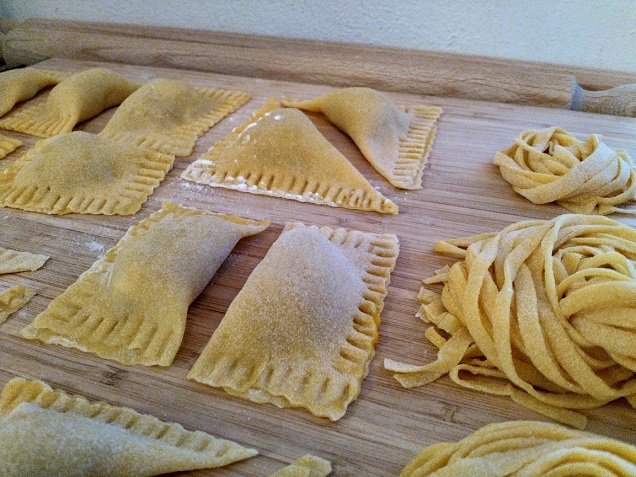 Fresh handmade pasta