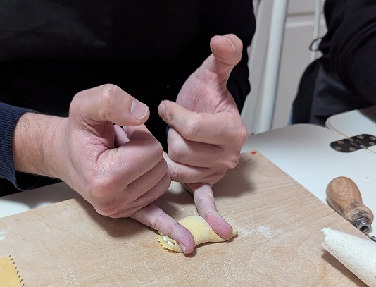 Pasta presentation