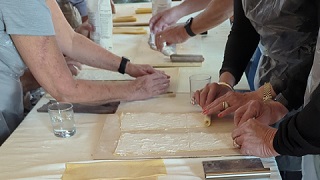 Class for groups: rolling the dough